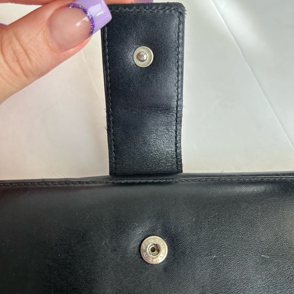 Gucci Leather Vintage Wallet With Coin Purse Black - Picture 2 of 13